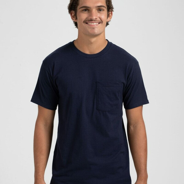 Unisex Heavyweight Jersey Pocket T-Shirt Thumbnail