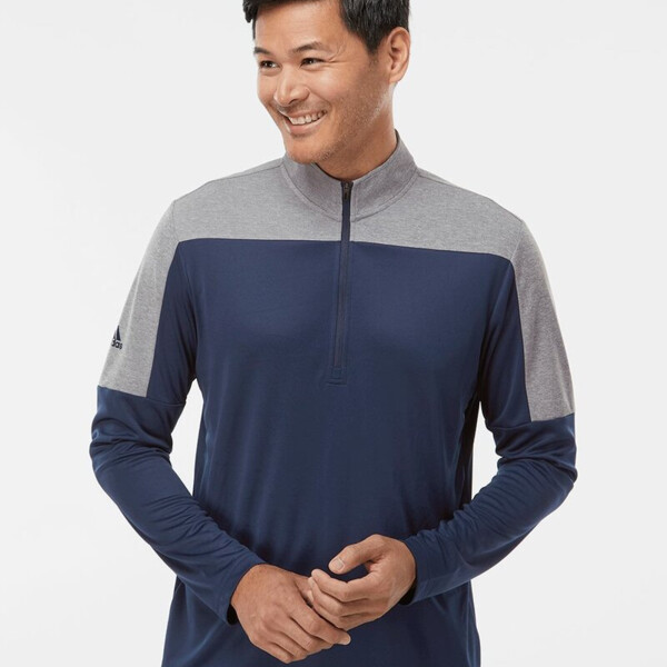 Men's Ultimate365 Lightweight Colorblocked Quarter-Zip Pullover Thumbnail