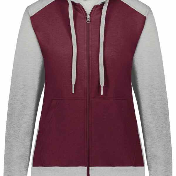 Women's Eco Revive™ Three-Season Triblend Fleece Full-Zip Hooded Sweatshirt Thumbnail