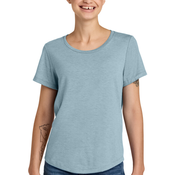 Women's Relaxed Tri Blend Scoop Neck Tee Thumbnail