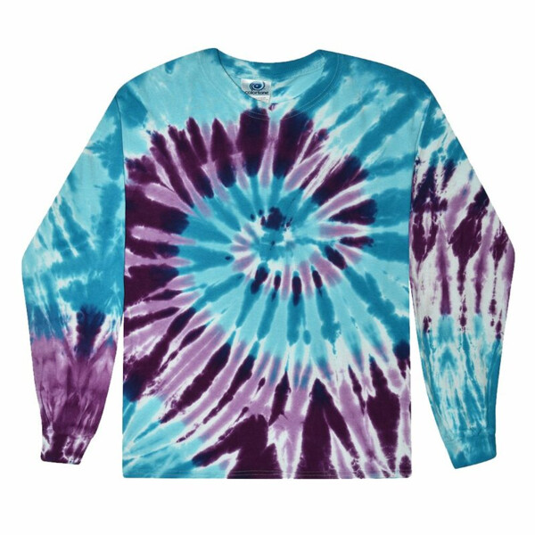 Youth Tie-Dyed Long Sleeve T-Shirt Thumbnail