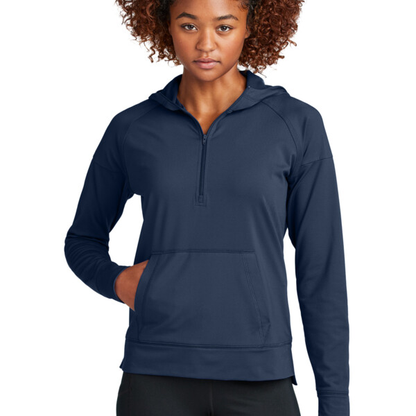 Women's Sport Wick ® Stretch 1/2 Zip Hoodie Thumbnail