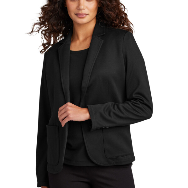 Women's Relaxed Knit Blazer Thumbnail