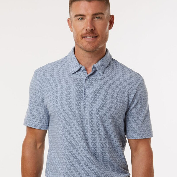 Men's Blended Printed Polo Thumbnail
