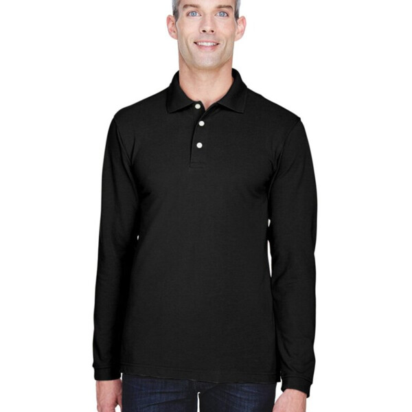 Men's Easy Blend™ Long Sleeve Polo Thumbnail