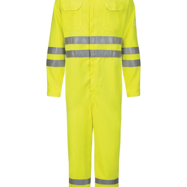 Men's Hi-Vis Deluxe Coverall with Reflective Trim - CoolTouch® 2 - 7 oz. Thumbnail