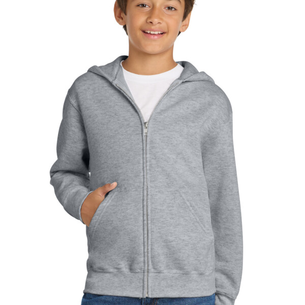 Youth Core Fleece Full Zip Hooded Sweatshirt Thumbnail