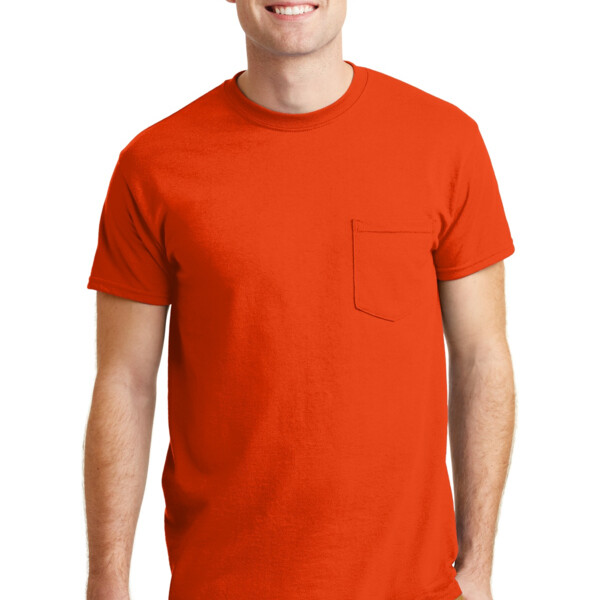 DryBlend ® 50 Cotton/50 Poly Pocket T Shirt Thumbnail