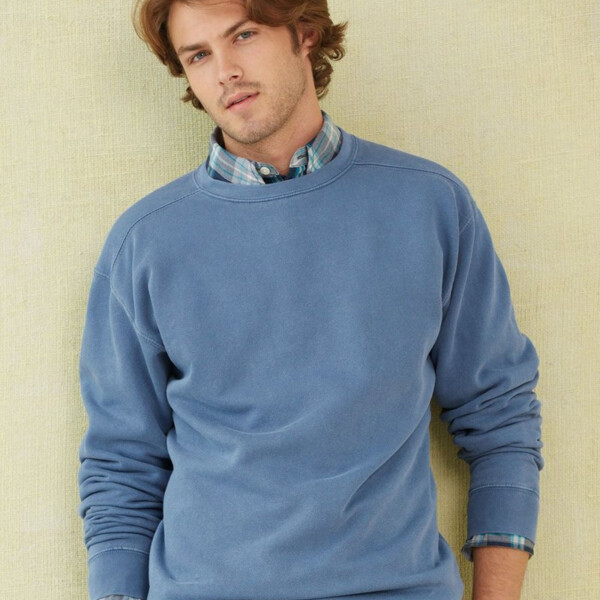 Unisex Garment-Dyed Crewneck Sweatshirt Thumbnail