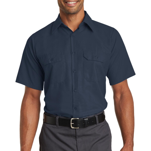 Short Sleeve Solid Ripstop Shirt Thumbnail