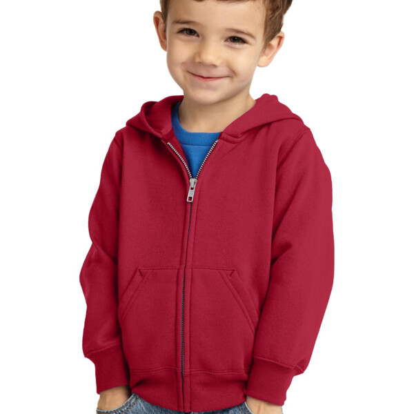 Toddler Core Fleece Full Zip Hooded Sweatshirt Thumbnail