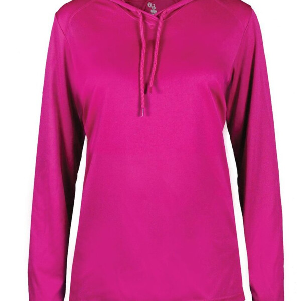 Women's B-Core Hooded Long Sleeve T-Shirt Thumbnail
