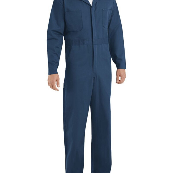 Men's Extended Sizes Button-Front Cotton Coveral Thumbnail
