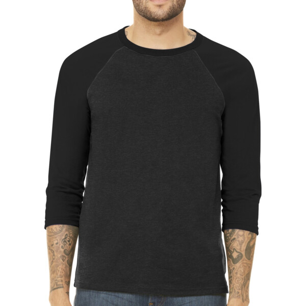 Unisex 3/4 Sleeve Baseball Tee Thumbnail