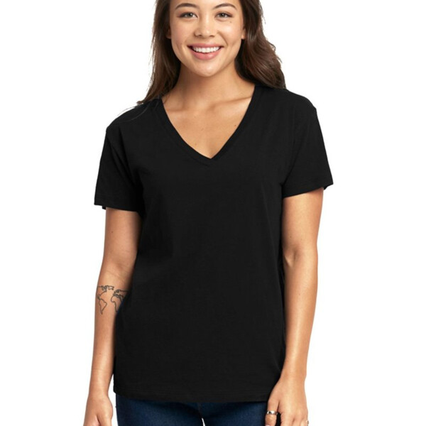 Women’s Cotton V-Neck Tee Thumbnail