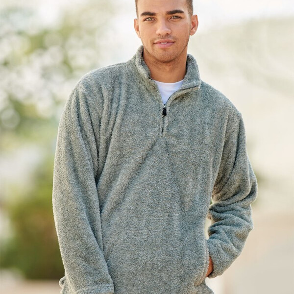 Unisex Boundary Shag Frosty Sherpa Quarter-Zip Pullover Thumbnail