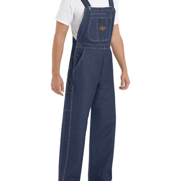 Men's Extended Sizes Denim Bib Overall Thumbnail