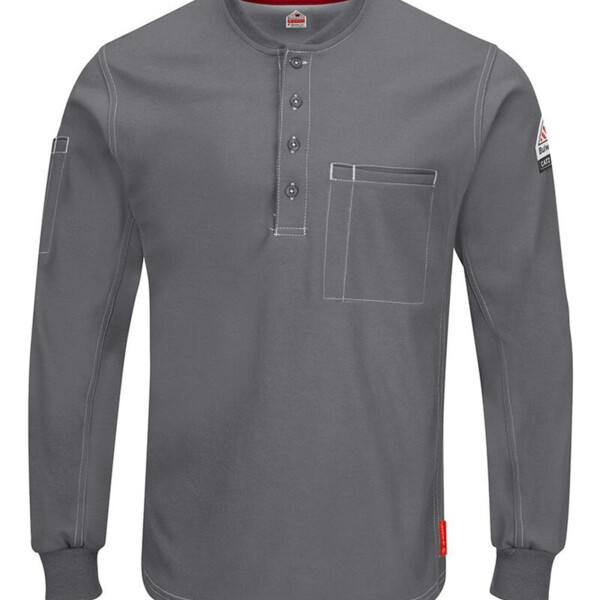 Men's Tall iQ Series® Plus Long Sleeve Henley Thumbnail