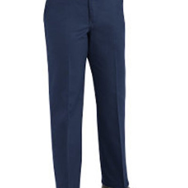 Women's Plain Front Cotton Pants Thumbnail