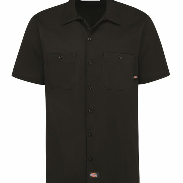 Men's Industrial Short Sleeve Cotton Work Shirt Thumbnail