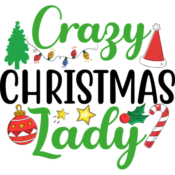 Crazy Christnmas LAdy 01 Thumbnail