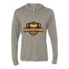 Unisex Triblend Hooded Long Sleeve Pullover Tee Thumbnail