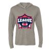 Unisex Triblend Hooded Long Sleeve Pullover Tee Thumbnail