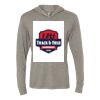 Unisex Triblend Hooded Long Sleeve Pullover Tee Thumbnail