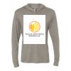 Unisex Triblend Hooded Long Sleeve Pullover Tee Thumbnail