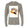 Unisex Triblend Hooded Long Sleeve Pullover Tee Thumbnail