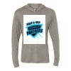 Unisex Triblend Hooded Long Sleeve Pullover Tee Thumbnail