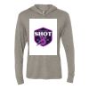Unisex Triblend Hooded Long Sleeve Pullover Tee Thumbnail