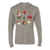 Unisex Triblend Hooded Long Sleeve Pullover Tee Thumbnail