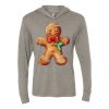 Unisex Triblend Hooded Long Sleeve Pullover Tee Thumbnail