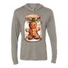 Unisex Triblend Hooded Long Sleeve Pullover Tee Thumbnail