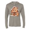 Unisex Triblend Hooded Long Sleeve Pullover Tee Thumbnail