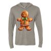 Unisex Triblend Hooded Long Sleeve Pullover Tee Thumbnail