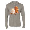Unisex Triblend Hooded Long Sleeve Pullover Tee Thumbnail