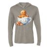 Unisex Triblend Hooded Long Sleeve Pullover Tee Thumbnail