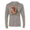 Unisex Triblend Hooded Long Sleeve Pullover Tee Thumbnail