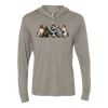Unisex Triblend Hooded Long Sleeve Pullover Tee Thumbnail