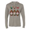 Unisex Triblend Hooded Long Sleeve Pullover Tee Thumbnail