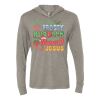 Unisex Triblend Hooded Long Sleeve Pullover Tee Thumbnail