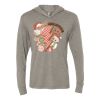 Unisex Triblend Hooded Long Sleeve Pullover Tee Thumbnail