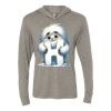 Unisex Triblend Hooded Long Sleeve Pullover Tee Thumbnail