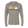 Unisex Triblend Hooded Long Sleeve Pullover Tee Thumbnail