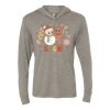 Unisex Triblend Hooded Long Sleeve Pullover Tee Thumbnail