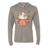 Unisex Triblend Hooded Long Sleeve Pullover Tee Thumbnail