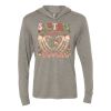 Unisex Triblend Hooded Long Sleeve Pullover Tee Thumbnail