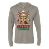 Unisex Triblend Hooded Long Sleeve Pullover Tee Thumbnail